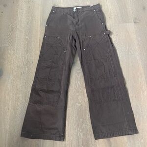 PAC sun extreme baggy 29 inch waist brown carpenter jeans